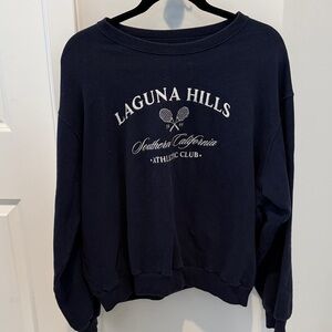Hollister Navy Blue Laguna Hills Sweatshirt